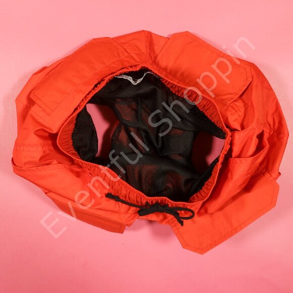 Reese Cooper Swim Shorts Mens S Orange Cargo Lined Drawstring Trunks - Picture 4 of 8